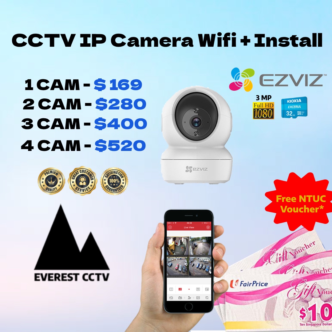 Ezviz Wifi CCTV Package