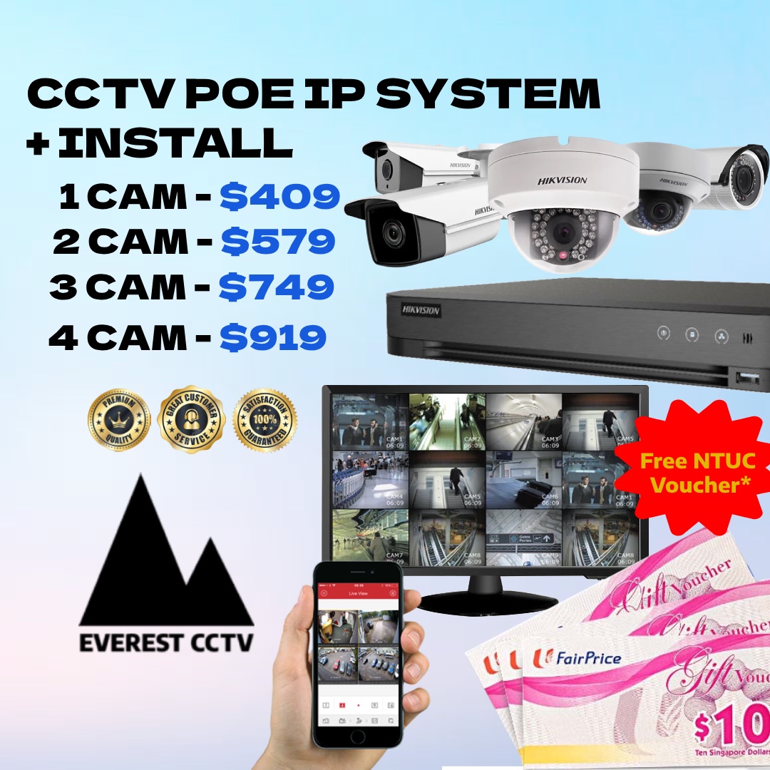 Hikvision IP POE CCTV Package