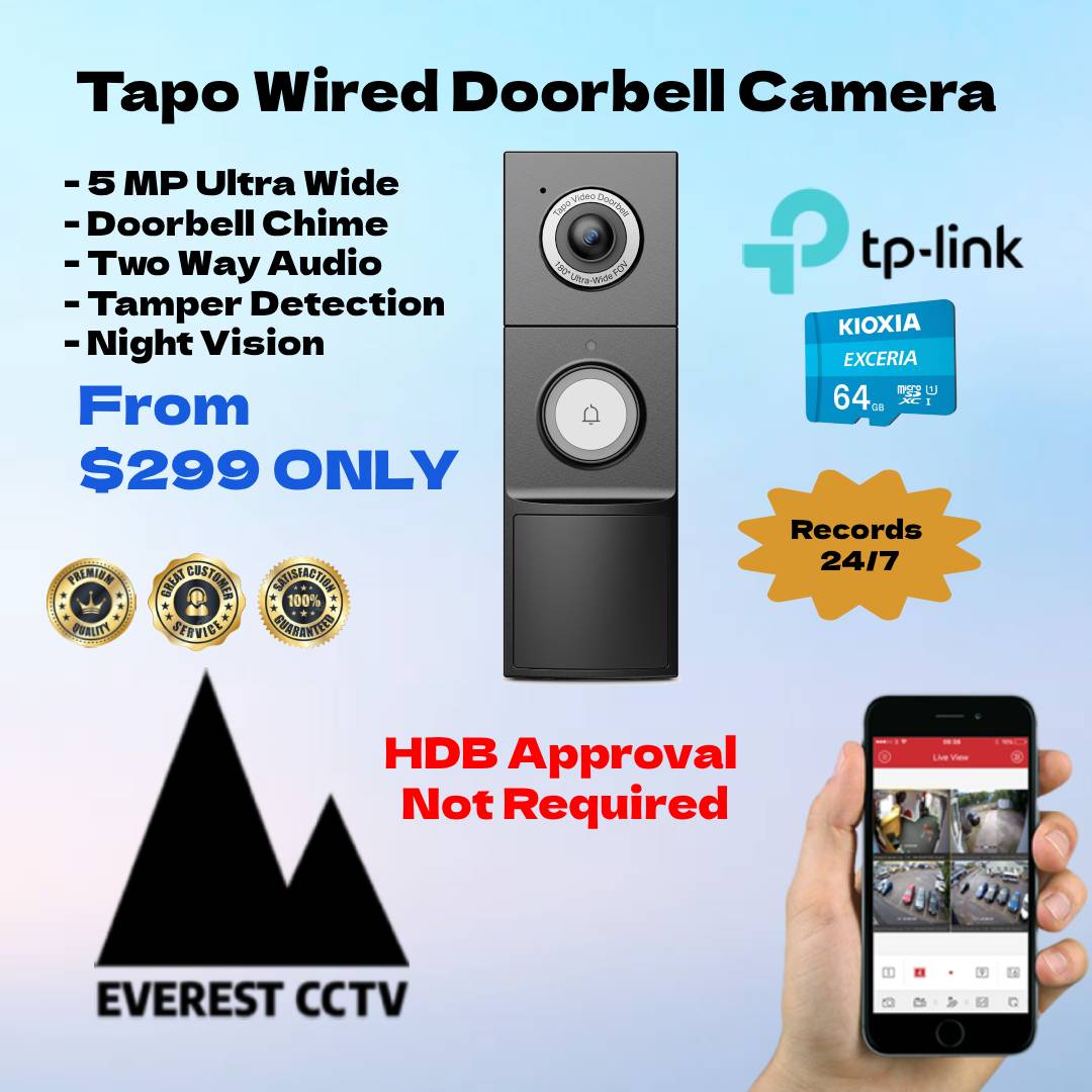 Tapo Wired Doorbell Camera Package