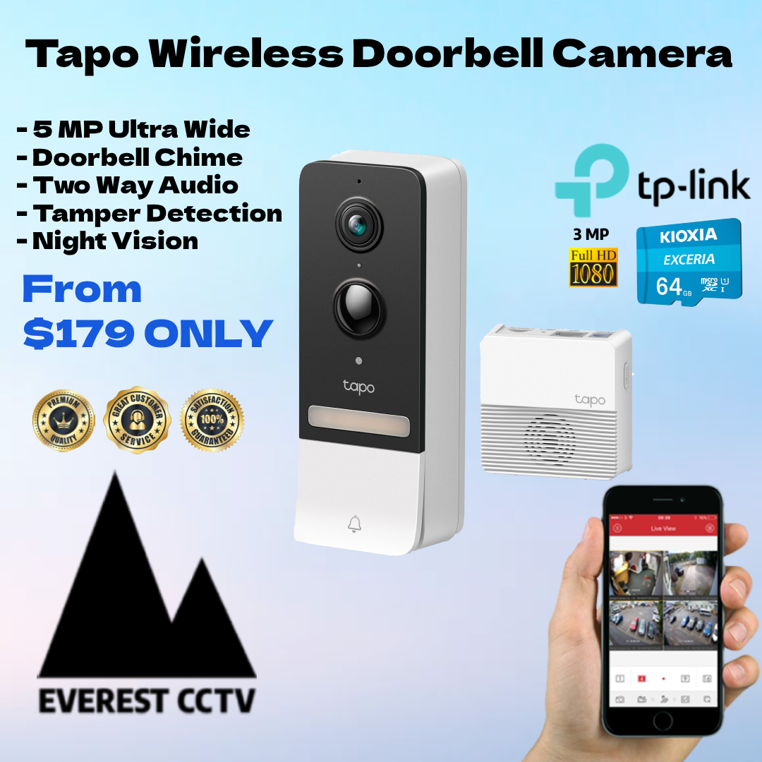 Tapo Wireless Doorbell Camera Package