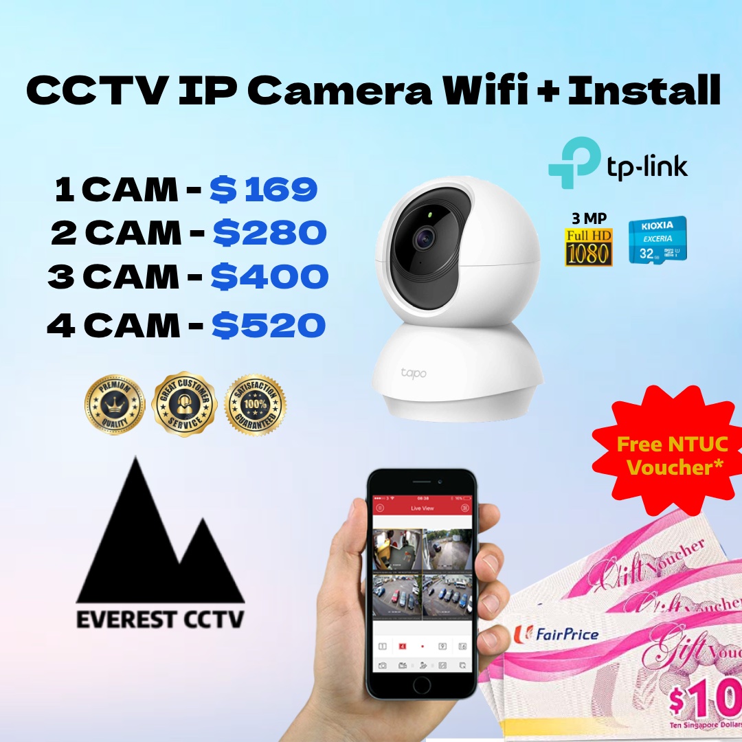 TP-Link Wifi CCTV Package